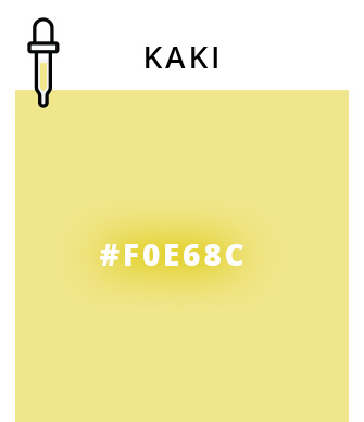 Kaki - #F0E68C