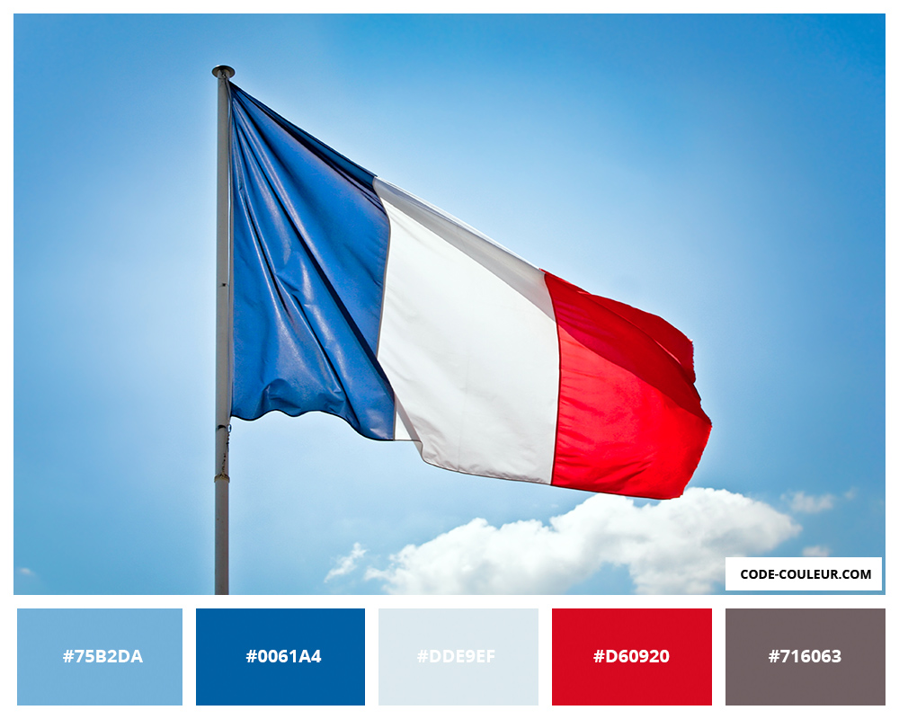 drapeau français signification des couleurs